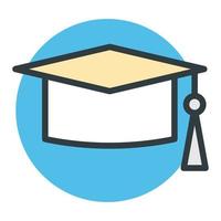 Trendy Mortarboard Concepts vector