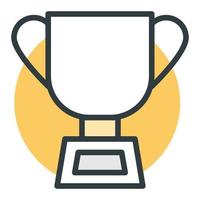 Trendy Trophy Concepts vector