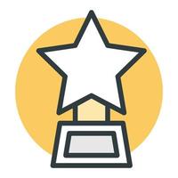 Star Trophy Concepts vector