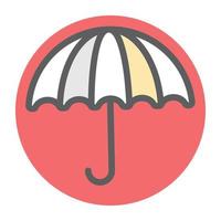 conceptos de paraguas de moda vector