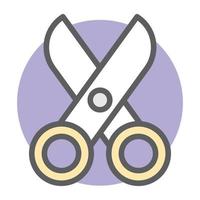 Trendy Scissor Concepts vector