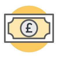 British Pound Concepts vector