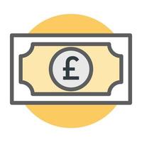 British Pound Concepts vector