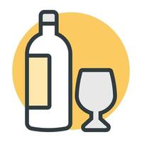 Wine Bottle Concepts vector