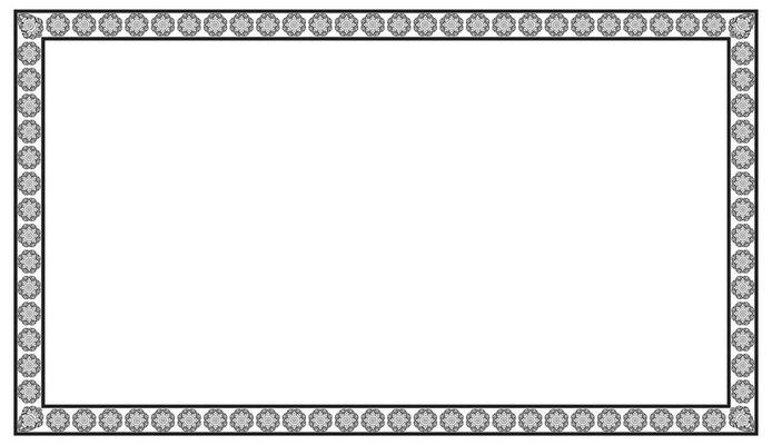 Frame border line page cover book vector vintage simple