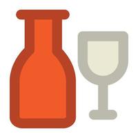 Trendy Wine Concepts vector