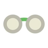 conceptos de gafas de moda vector