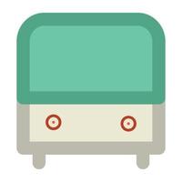 Trendy Bus Concepts vector