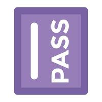 Trendy Pass Concepts vector