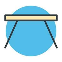 Trendy Table Concepts vector