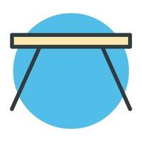 Trendy Table Concepts vector