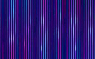 perspectiva roja y azul luz de neón brillante vertical sobre fondo azul oscuro. diseño de plantilla futurista moderno. patrón abstracto de líneas láser brillantes, ultravioleta, colores vibrantes cian. eps10 vector