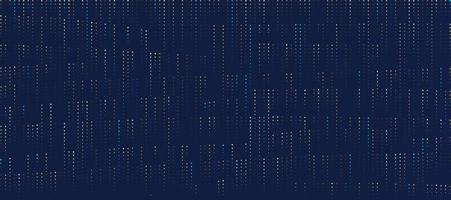 Abstract minimal golden and blue random dotted pattern on dark blue background. Simple modern texture halftone style. Luxury and elegant style. Design for cover template, poster, banner web, Print ad. vector