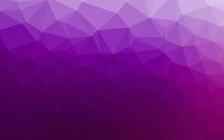 Light Purple vector shining triangular background.