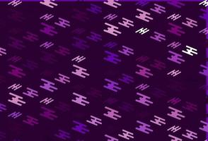 Telón de fondo de vector púrpura claro con líneas largas.