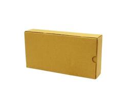 Cardboard box  with isolated on white photo