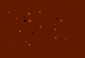 Light Orange vector texture with disks.