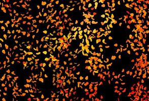 Dark Orange vector backdrop with abstract shapes.