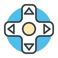 Trendy Gamepad Concepts vector