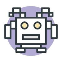 Trendy Robot Concepts vector