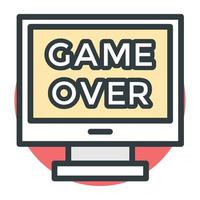 Trendy Game Concepts vector