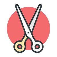 Trendy Scissor Concepts vector