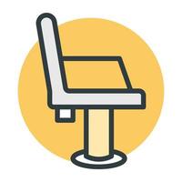 conceptos de sillas de salón vector