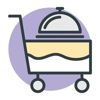 Food Trolley Concepts vector