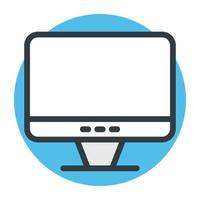 Trendy Monitor Concepts vector