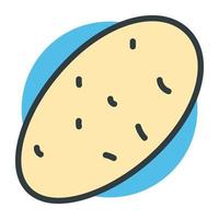 Trendy Potato Concepts vector