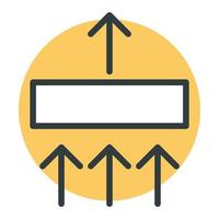 Upward Arrows  Concepts vector