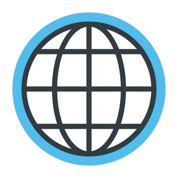 conceptos de red de globo vector