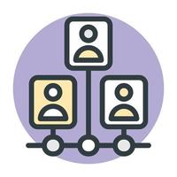 Social Network Concepts vector