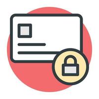 Secure Card Concepts vector