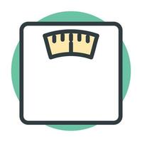 Weight Scale Concepts vector