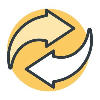 Refresh Arrows Concepts vector