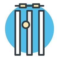 Cricket Wicket Concepts vector