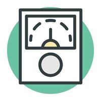 Trendy Ammeter Concepts vector