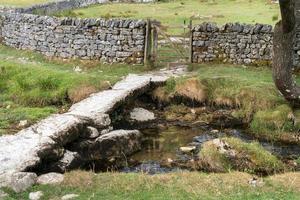 View of the countryside around Malham Cove in the Yorkshire Dales National Park photo