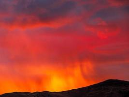 puesta de sol en wanaka foto