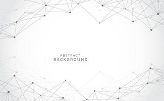 Modern abstract network science connection technology internet and graphic design. on hi tech future gray background network. for template,web design wallpaper,poster,presentation.Vector illustration vector