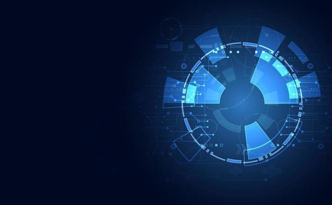 abstract technology ui futuristic concept hud interface hologram elements of digital data chart