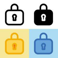 Illustration vector graphic of Padlock Icon. Perfect for user interface, new application, etc