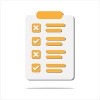 Assignment icon. Clipboard, checklist, document symbol. Business, education concept. vector illustration.