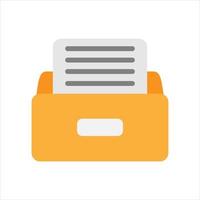 Archive storage, archive folders. Flat vector icon. Cartoon minimal style.