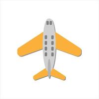 Airplane icon. Plane toy. Cartoon minimal style. Flat vector illustration
