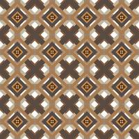 Fondo de patrón de ikat tribal de tela étnica sin costuras, patrón de tela de moda de ornamento abstracto, patrón de mosaico étnico vector
