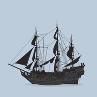 Ship Vector Black Pearl
