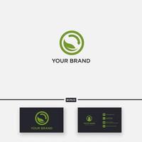 green recycle logo design element vector