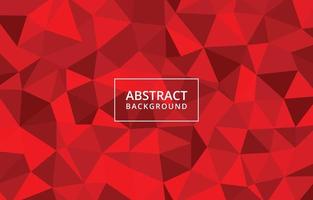 Red Polygonal Background vector